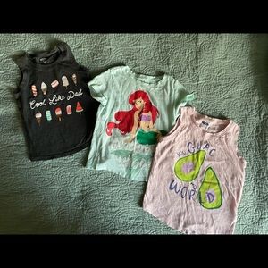 3t summer shirts for girls
